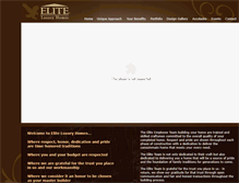 Tablet Screenshot of elite-luxuryhomes.com